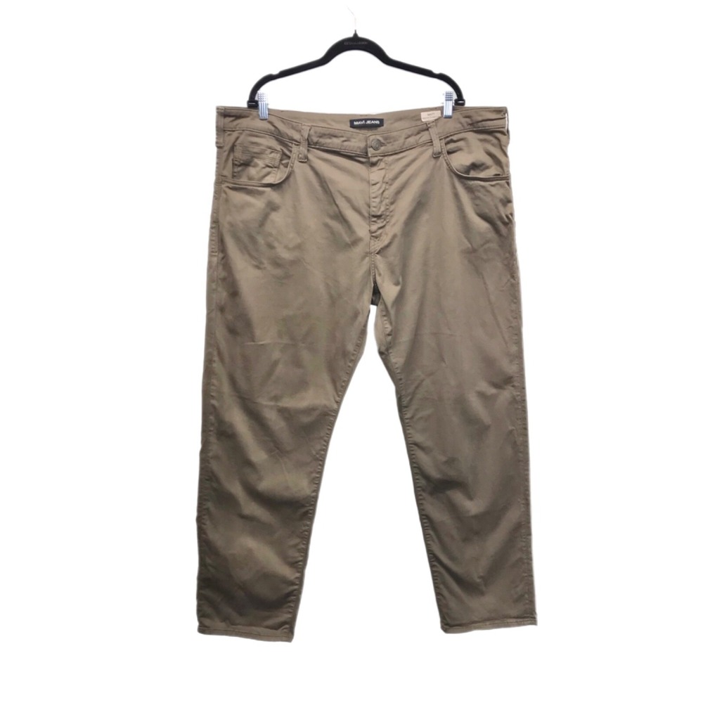 Mavi Jeans Men's 44 X 32 Matt Relaxed Straight Leg Brown Tan Denim Pants - Picture 1 of 7